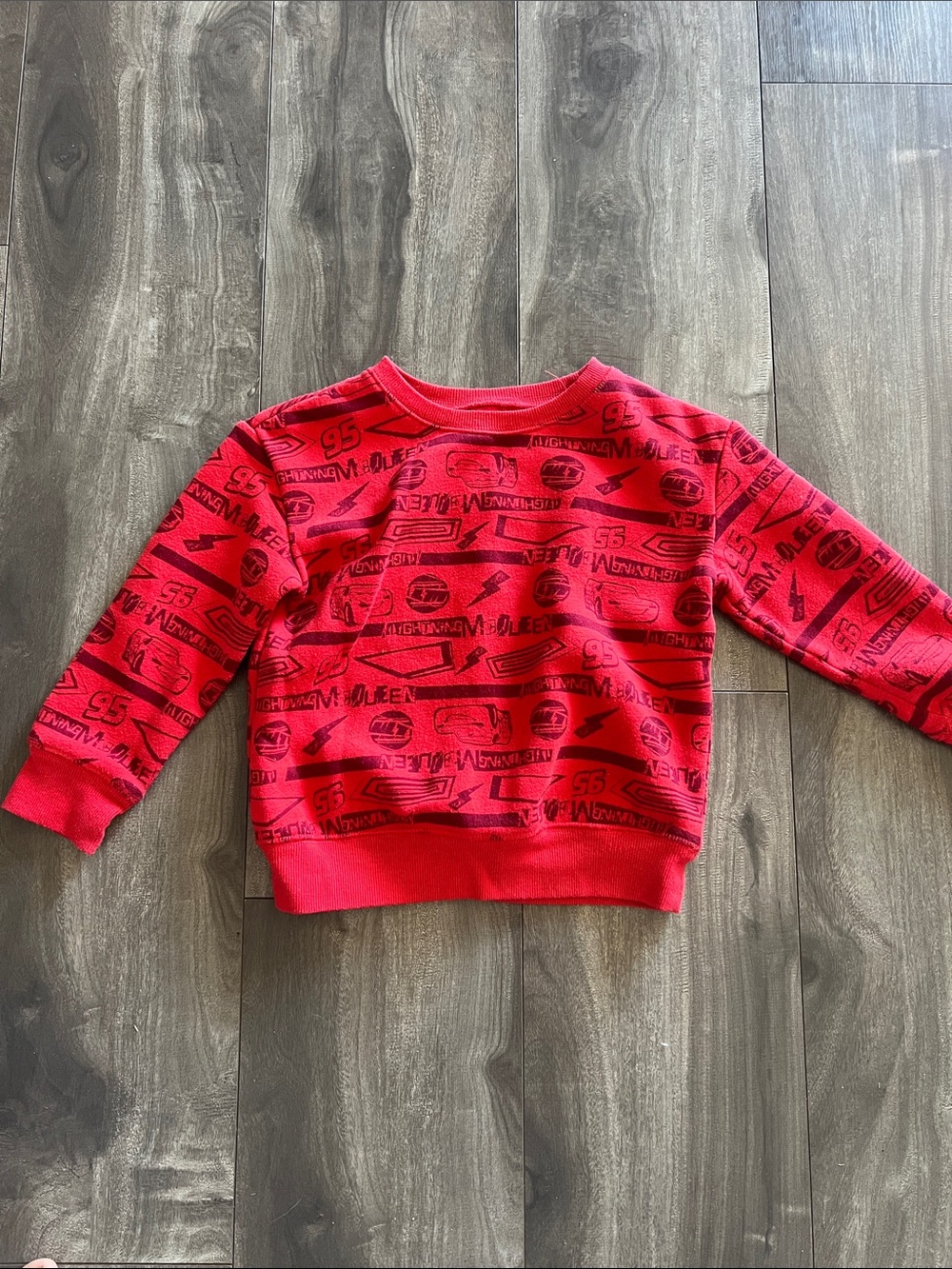Disney Red Lightning McQueen Sweatshirt for Kids